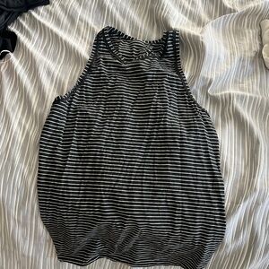 lululemon athletica Black and White  Lightweight Split-Back Training